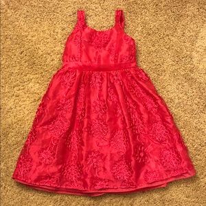 Hot pink dress